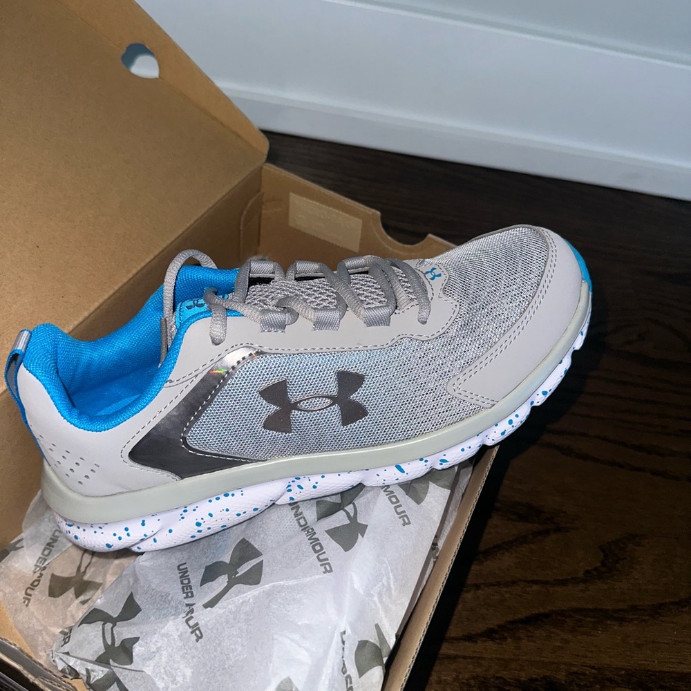 Under Armour Kids' Sneakers in Gray and Blue